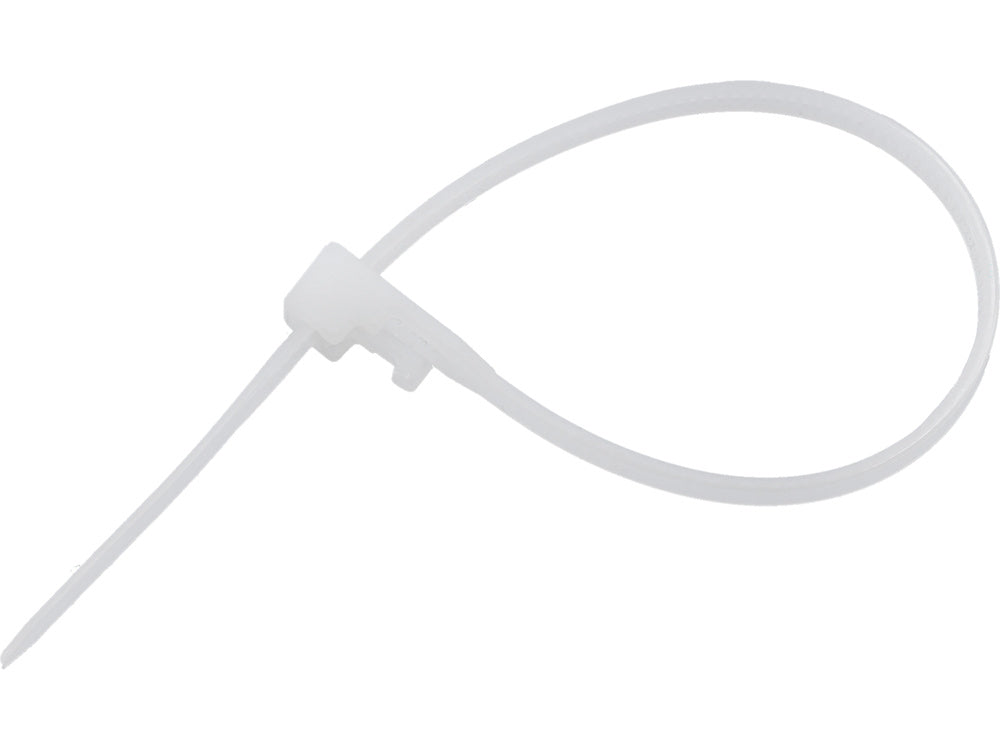 RELEASABLE CAB TIES 3,6X150MM 100PCS.WHI (YT-70660)