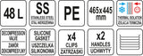 ISOTHERMAL CONTAINER ROUND 48L (YG-09227)
