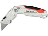 UTILITY KNIFE WITH TRAPEZOID BLADE (YT-75203)