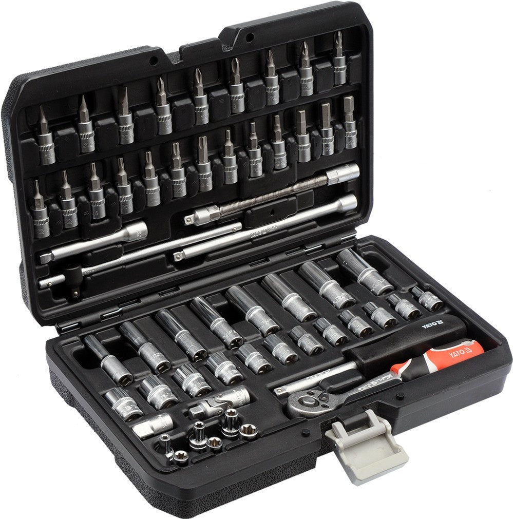 SOCKET SET 1/4" 56PCS (YT-14501)