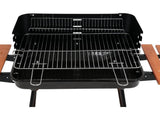 OUTDOOR GRILL | WITH SHELVES | 53X33 CM (99589)