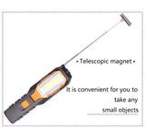WORK LAMP RECHARGEABLE | 5W COB LED | USB | 280+80 LM | WITH MAGNETIC GRABBER (YD-6302B)