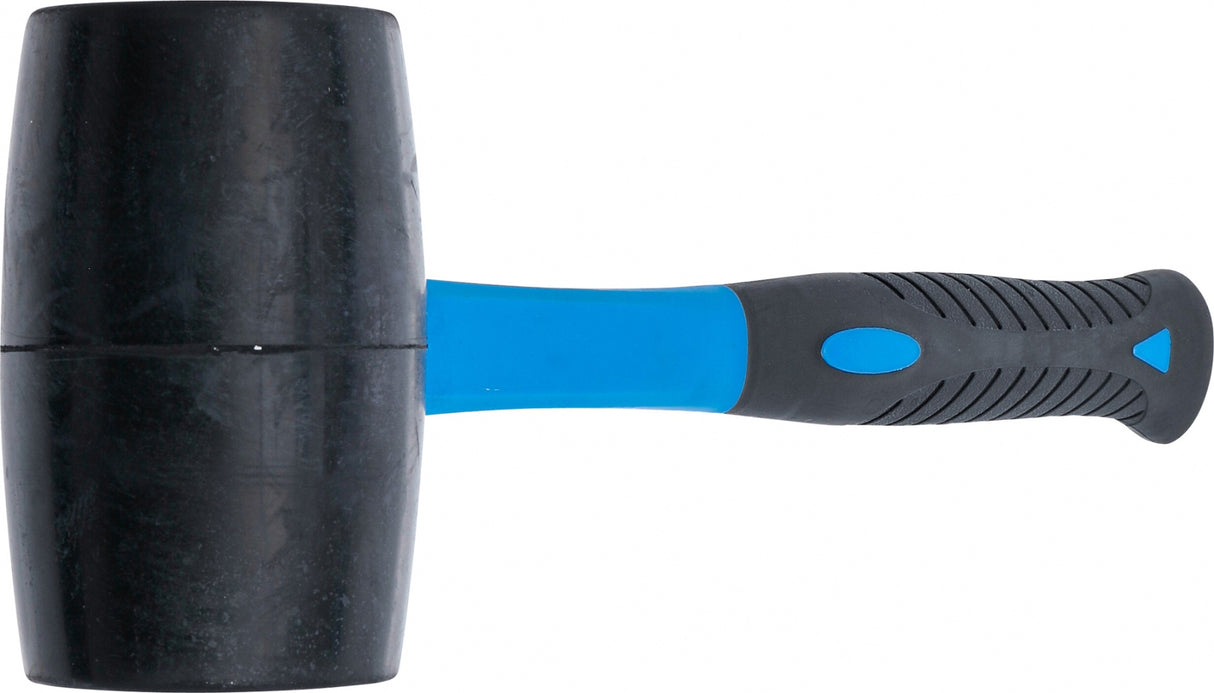 RUBBER MALLET | FIBREGLAS SHAFT | BLACK HEAD | Ø 70 MM | 900 G (1963)