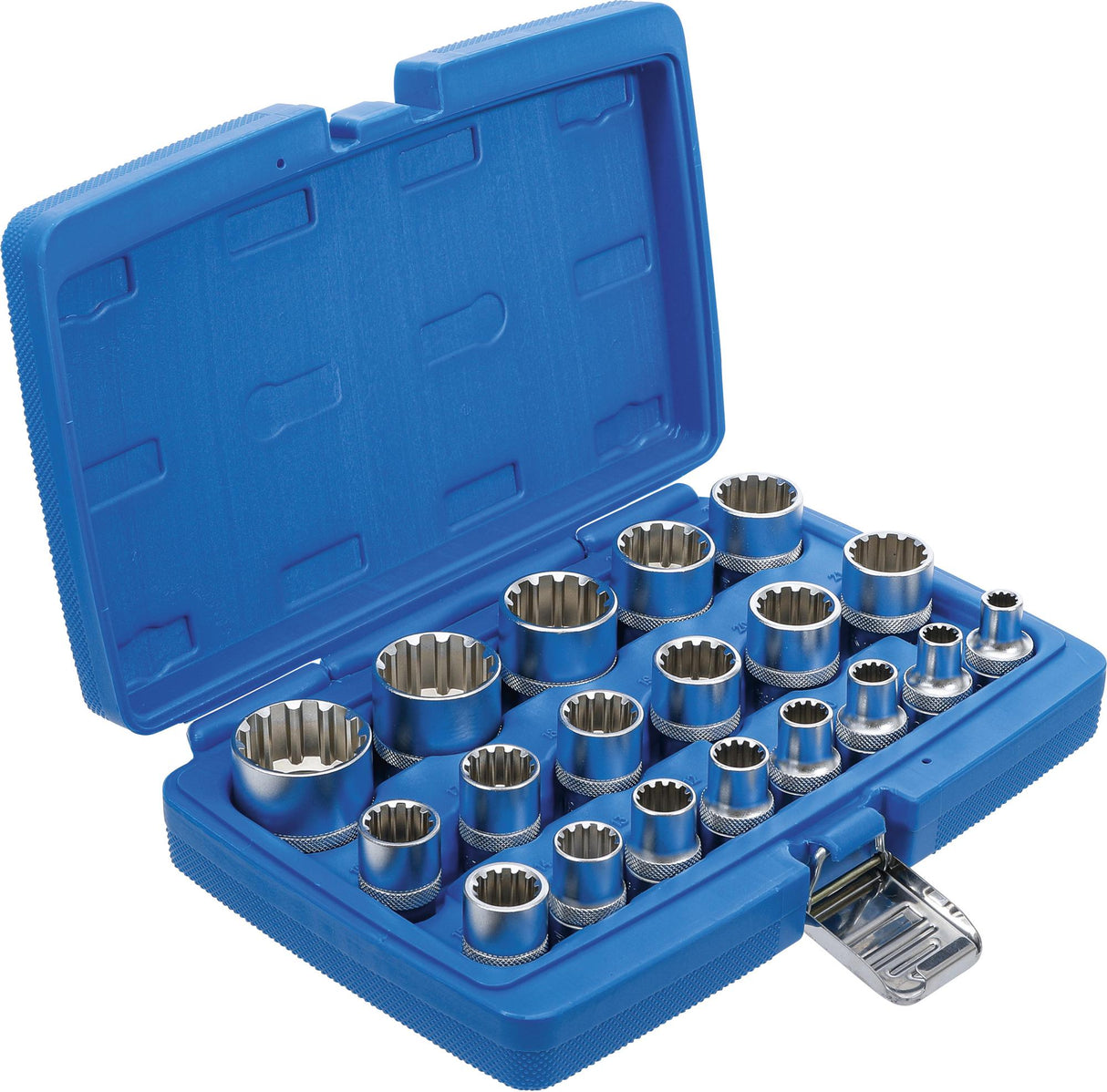 SOCKET SET, GEAR LOCK | 12.5 MM (1/2") DRIVE | 19 PCS. (2152)