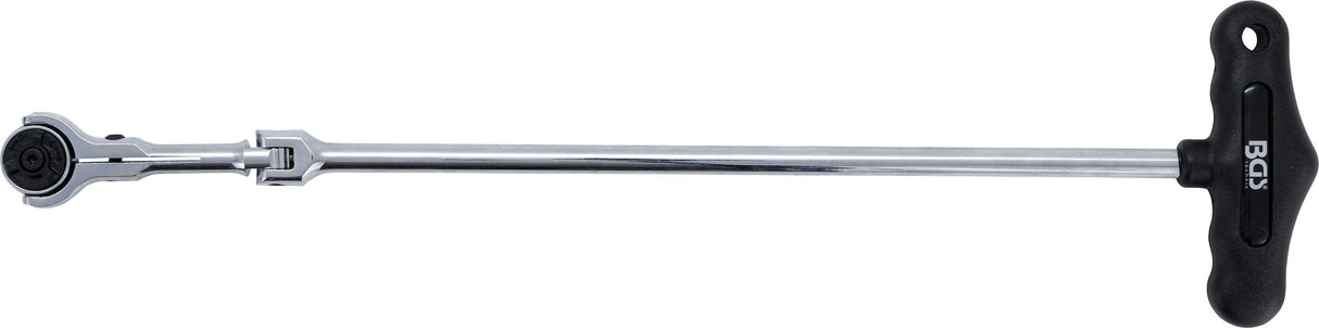 FLEXIBLE RATCHET WITH T-HANDLE | EXTERNAL SQUARE 6.3 MM (1/4") (2126)