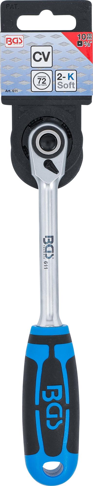 REVERSIBLE RATCHET | FINE TOOTH | 10 MM (3/8") (611)