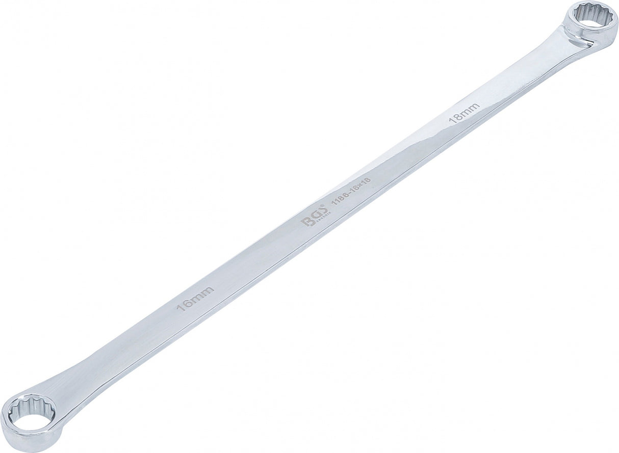 RING SPANNER LONG 16X18 MM, 410 MM LONG (1186-16X18)