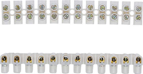 LUSTER TERMINALS | 2.5 MM² | 3 AMP. | 2 PCS. | 12 PCS. BLOCK (80725)