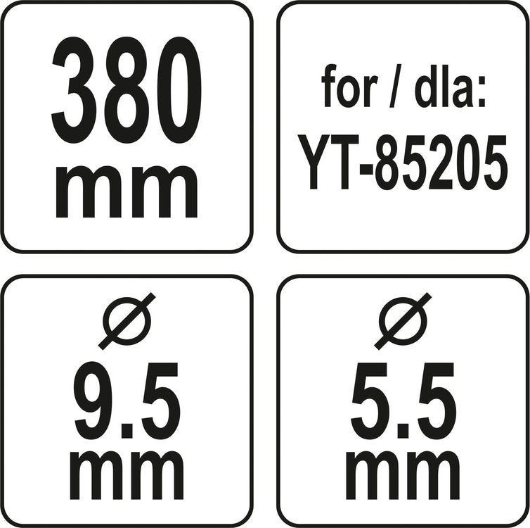 BLADE 380MM FOR LAWN MOWER (YT-85161)