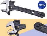 ADJUSTABLE WRENCH 4 IN 1 | REVERSIBLE JAWS | HAMMER / RATCHET | 258 MM | UP TO 36 MM (MAW04)