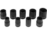 SCREW EXTRACTOR SET  3/8" 10PCS (YT-0603)