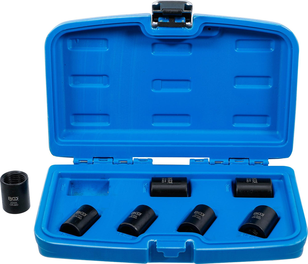 TWIST SOCKET SET (SPIRAL PROFILE) / SCREW EXTRACTOR | 12.5 MM (1/2") DRIVE | 17 - 26 MM | 7 PCS. (5291)