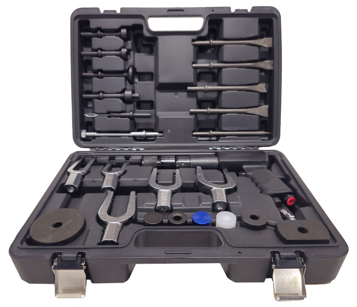 VIBRO / IMPACT CHISEL / PUNCH / REMOVER SET WITH PNEUMATIC HAMMER | 25 PCS. (AH25M)