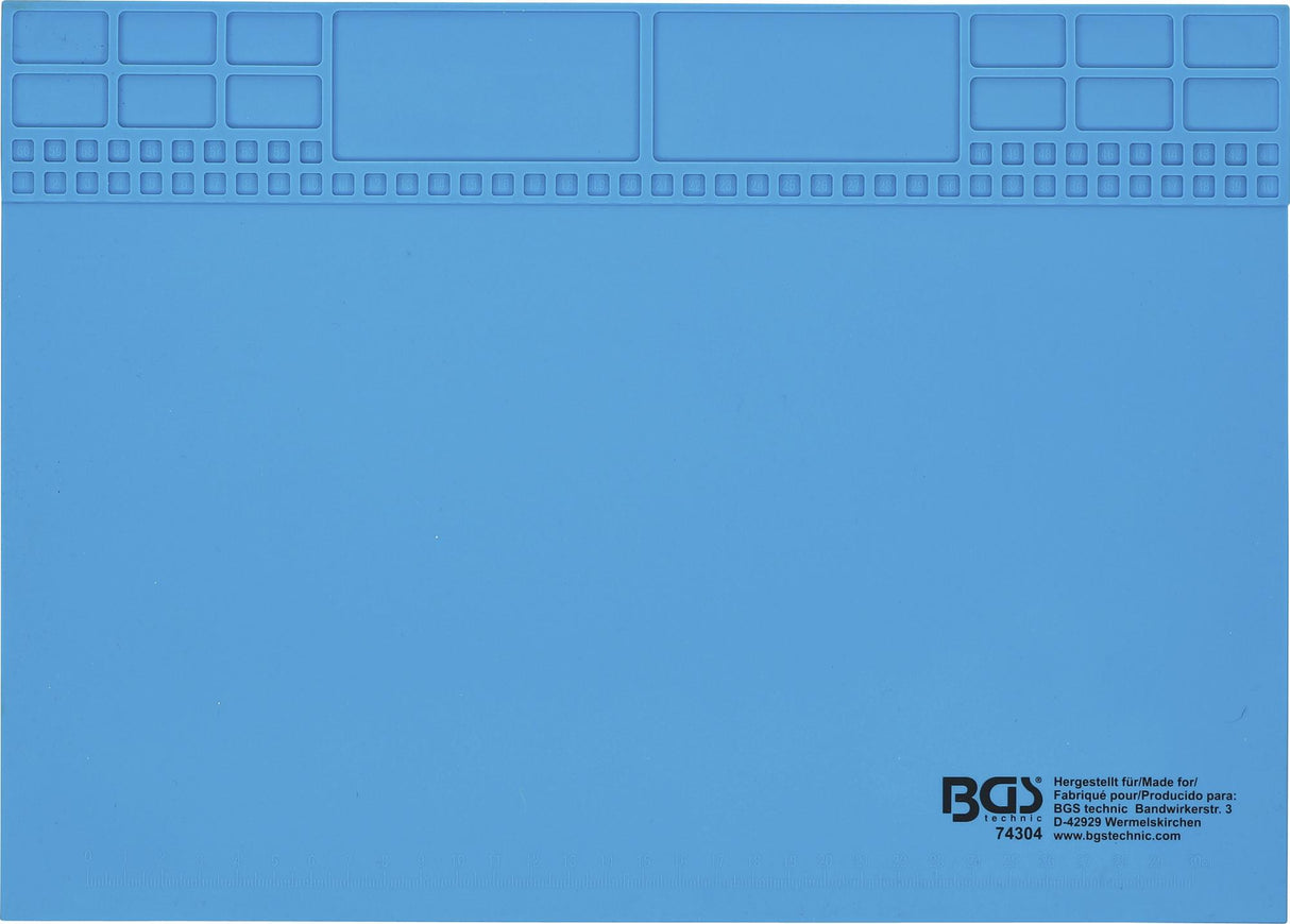 SILICONE WORKING MAT | MAGNETIC | 350 X 245 X 3 MM (74304)
