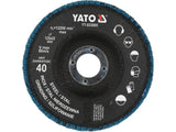 FLAP DISC | 125 MM X 22 | P40 (YT-833005)