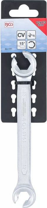 DOUBLE RING SPANNER, OPEN TYPE | 12 X 13 MM (1751)