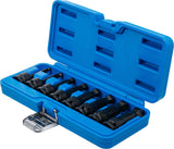 IMPACT BIT SOCKET SET | LENGTH 75 MM | 12.5 MM (1/2") DRIVE | INTERNAL HEXAGON WITH BALL HEAD 6 - 19 MM | 8 PCS. (5488)