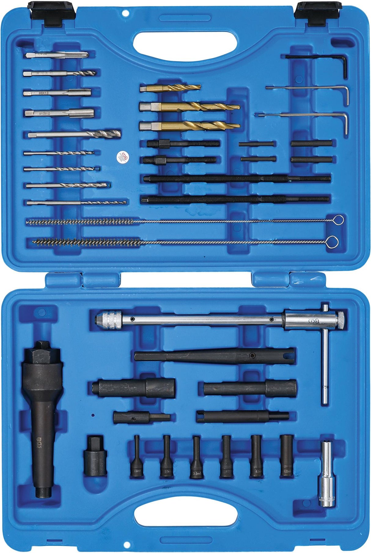 GLOW PLUG REMOVAL AND THREAD REPAIR SET | M8, M10 | 41 PCS. (9565)
