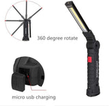 WORK LAMP RECHARGEABLE | ALUMINUM + ABS + RUBBER | 3W COB | USB (FD-8652)