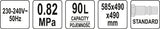 CABINET SANDBLASTER 90L (YT-55840)