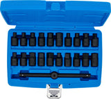 SPECIAL OIL DRAIN SOCKET SET | 10 MM (3/8") | 21 PCS. (1014)