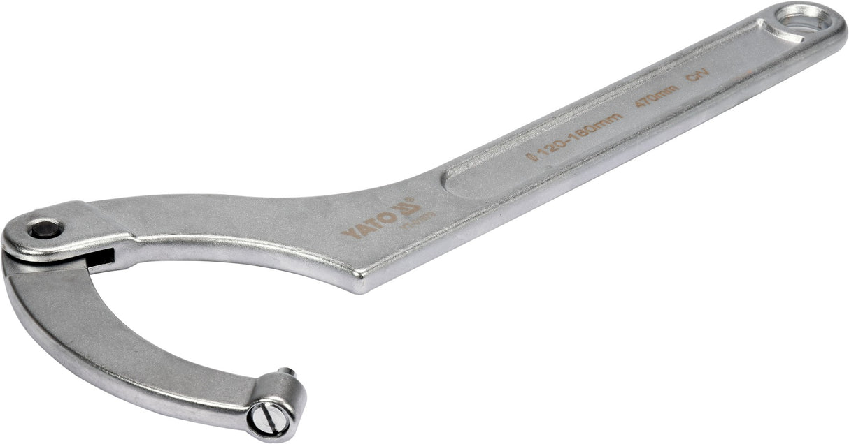 FLEXIBLE HOOK PIN WRENCHES 120-180 MM (YT-01679)