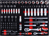 ROLLER CABINET W. TOOLS 211PCS (YT-55290)