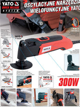 OSCILLATING MULTITOOL W.ACCESSORIES 300W (YT-82220)