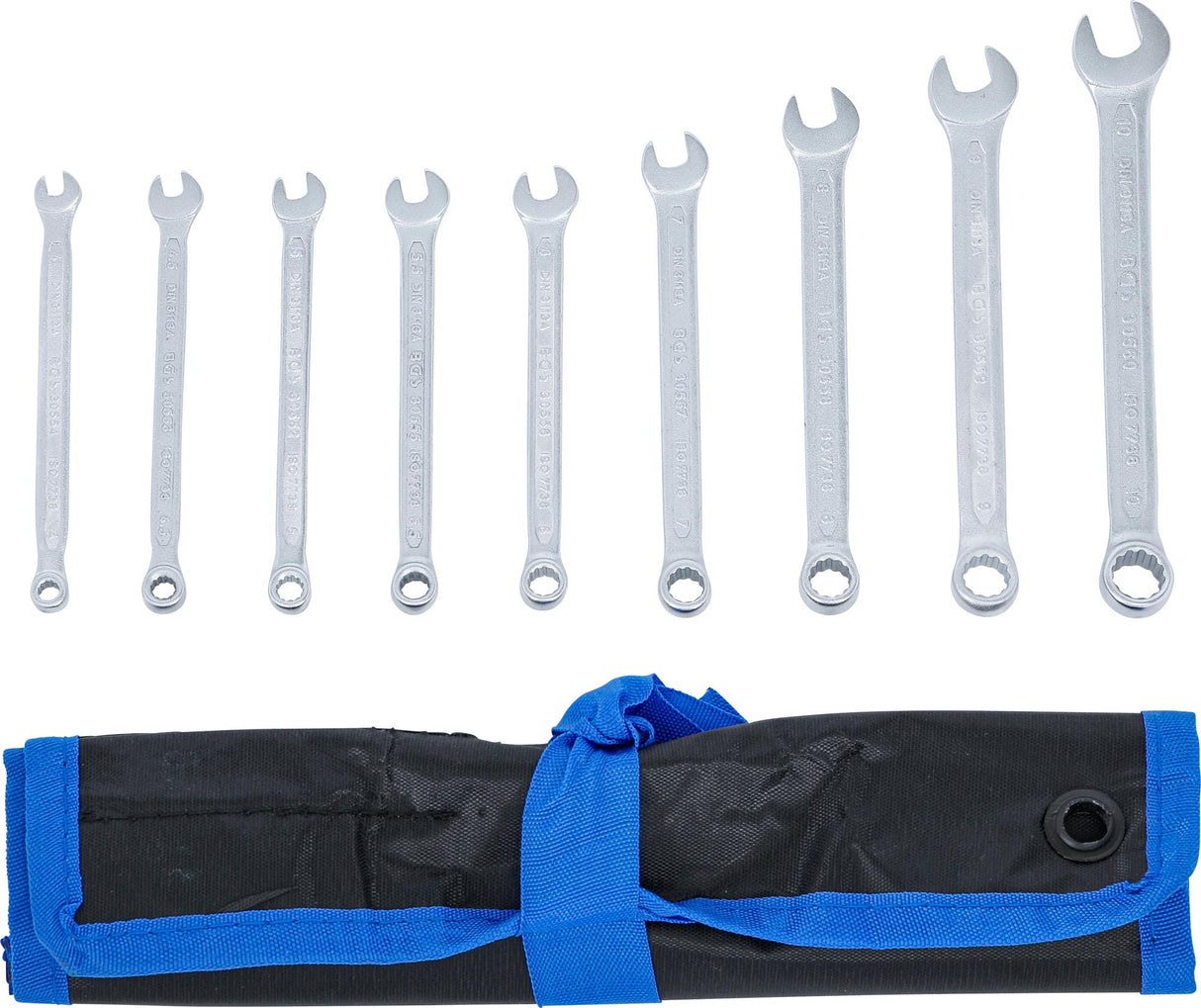 COMBINATION SPANNER SET | 4 - 10 MM | 9 PCS. (30551)