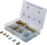 BRAKE PIPE FITTINGS, CONNECTING NUTS AND SCREWS ASSORTMENT | 135 PCS. (70341)