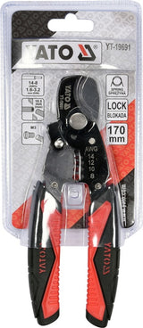 WIRE STRIPPER AND CUTTER PLIERS (YT-19691)