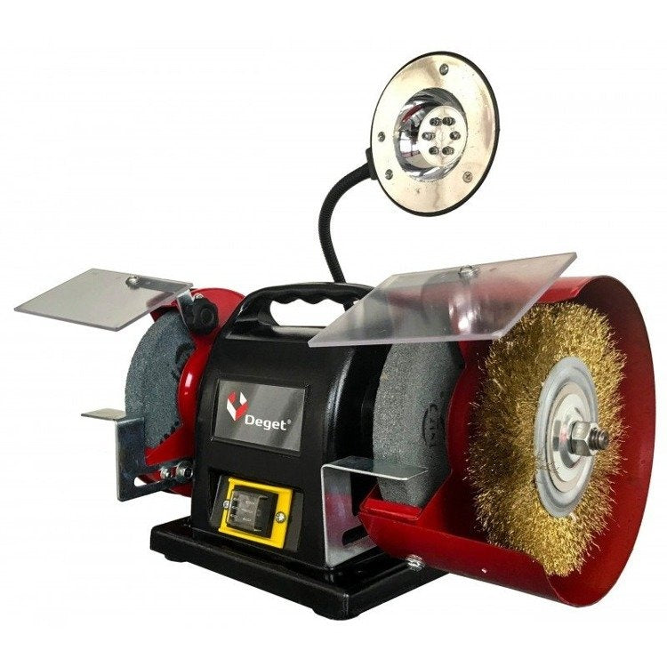 ELECTRIC GRINDER WITH LIGHTING | 350W | 150 MM X 2 + BRUSH (BG815)
