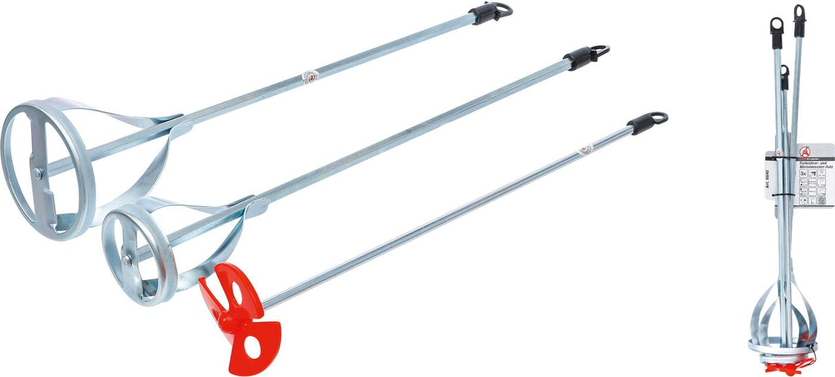 COLOUR STIRRER AND PUG MILL SET | 3 PCS. (6840)