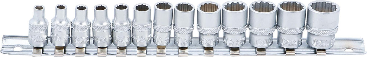 SOCKET SET, 12-POINT | 6.3 MM (1/4") DRIVE | 4 - 14 MM | 13 PCS. (2269)