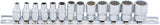 SOCKET SET, 12-POINT | 6.3 MM (1/4") DRIVE | 4 - 14 MM | 13 PCS. (2269)