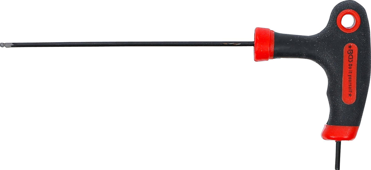 T-HANDLE L-TYPE WRENCH | INTERNAL HEXAGON / INTERNAL HEXAGON WITH BALL HEAD | 2 MM (7882-2)