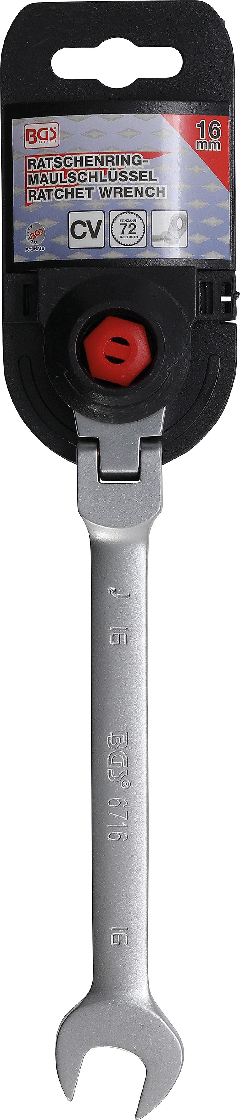 RATCHET COMBINATION WRENCH | ADJUSTABLE | 16 MM (6716)