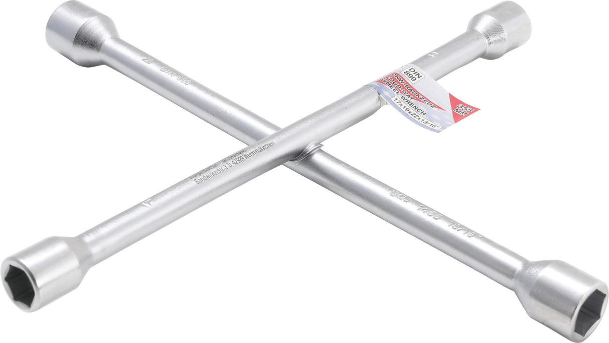 WHEEL WRENCH | FOR CARS | 17 X 19 X 22 MM X 13/16" (1455)