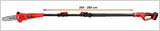 TELESCOPIC CHAIN SAW 18V 8'' - 2AH (YT-82836)