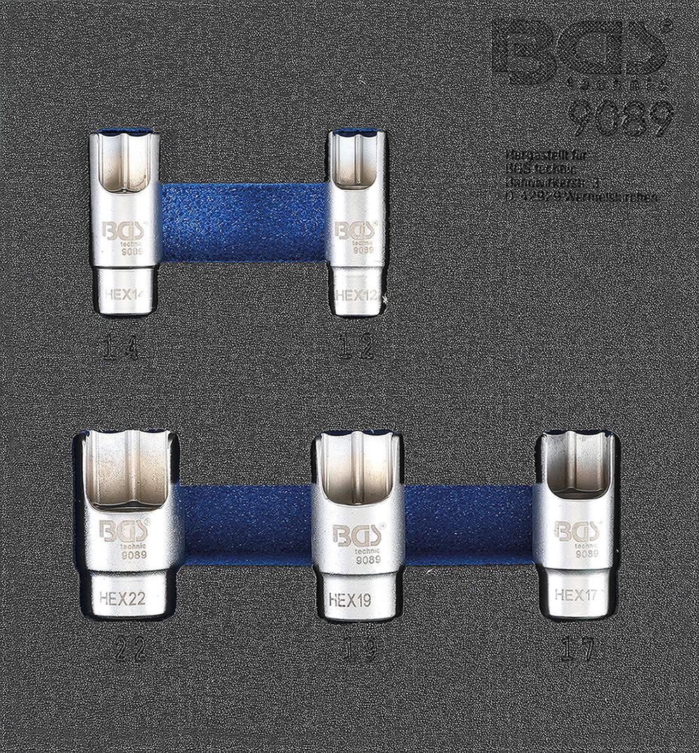 TOOL TRAY 1/6: SPECIAL SOCKETS FOR ELBOW CONNECTORS | 5 PCS. (9089)