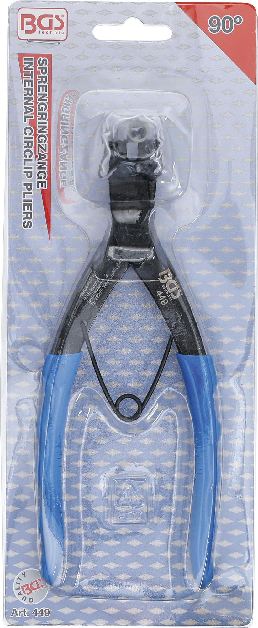 CIRCLIP PLIERS | 90° | FOR INSIDE CIRCLIPS | 165 MM (449)