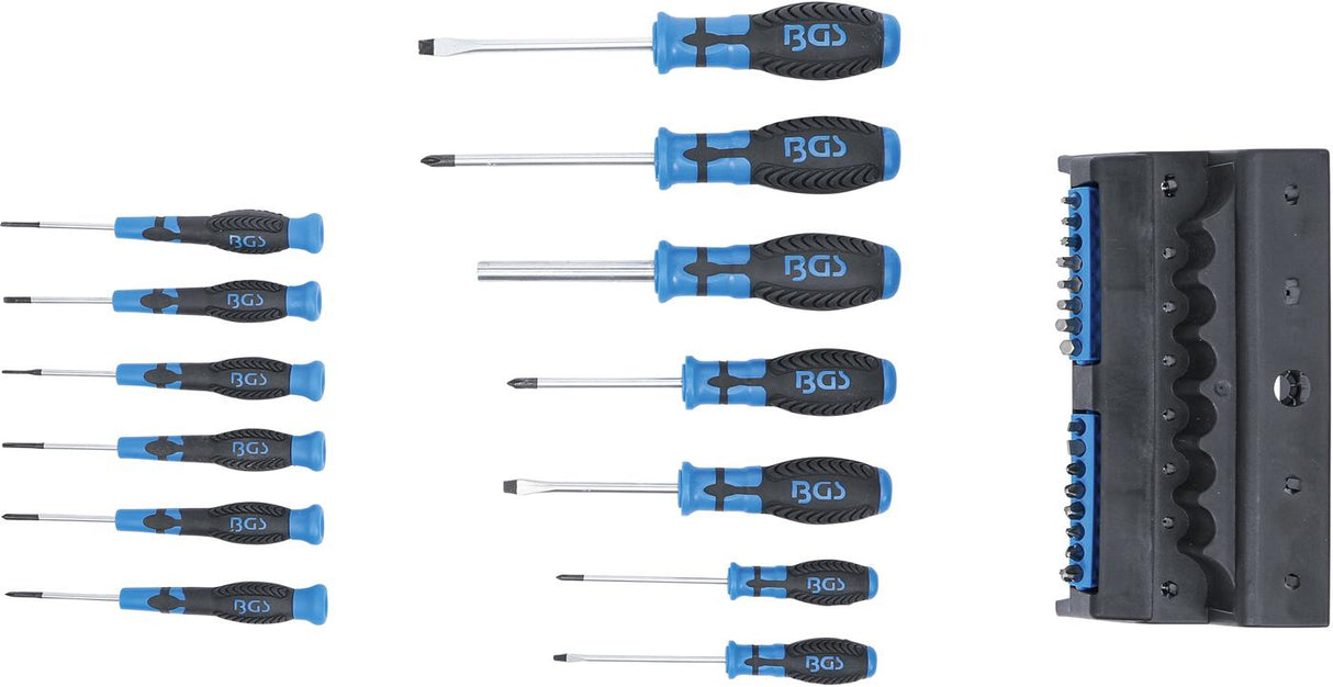 SCREWDRIVER SET | WITH BIT ASSORTMENT | IN A PLASTIC STAND | 29 PCS. (6825)