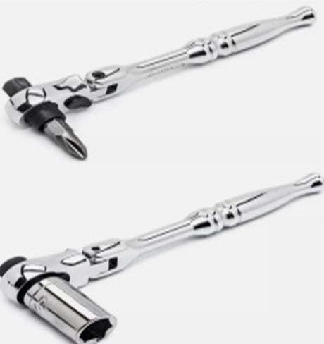 FLEX HANDLE RATCHET | FOR SOCKETS AND BITS | 2 IN 1 | 6.3 MM (1/4") (FQR14)