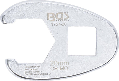 CROWFOOT SPANNER | 12.5 MM (1/2") DRIVE | 20 MM (1757-20)