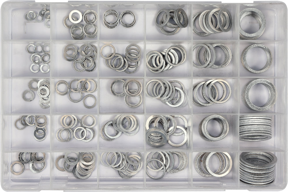 300 PCS ALUMINIUM SEALING RINGS ASSORTME (YT-06865)