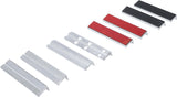 BENCH VICE JAW PROTECTOR SET | ALUMINIUM | 150 MM | 8 PCS. (8442-2)