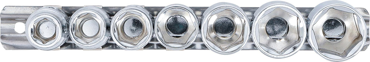 UNIVERSAL JOINT SOCKET SET, HEXAGON | 10 MM (3/8") DRIVE | 3/8" - 3/4" | INCH SIZES | 7 PCS. (9501)