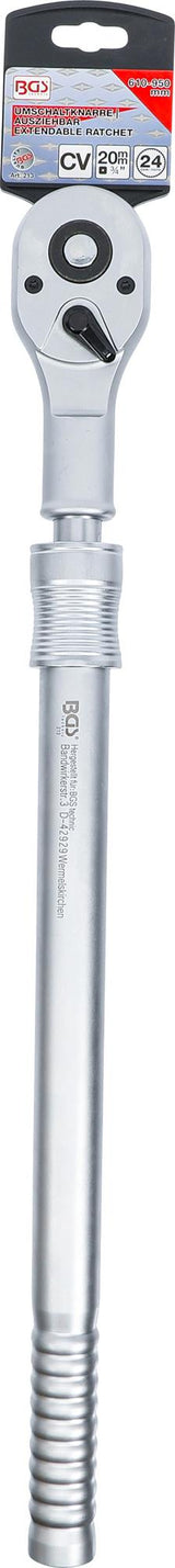 REVERSIBLE RATCHET, EXTENDABLE | 20 MM (3/4") | 600 - 985 MM (213)