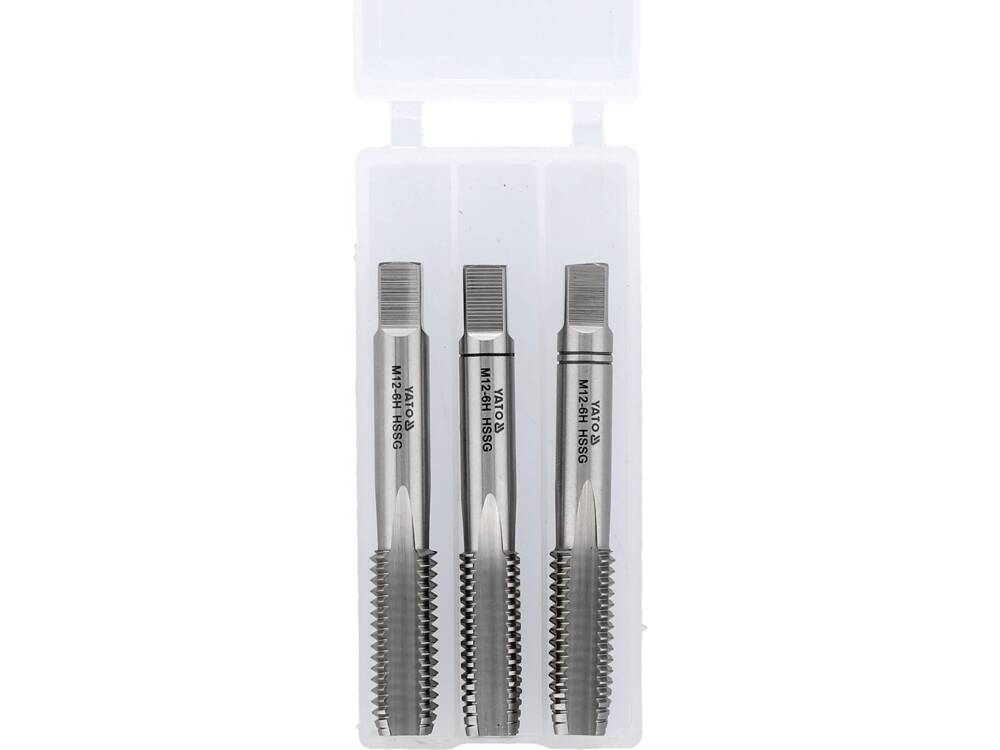 HAND TAP M12 / 3PCS HSS M2 (YT-2939)