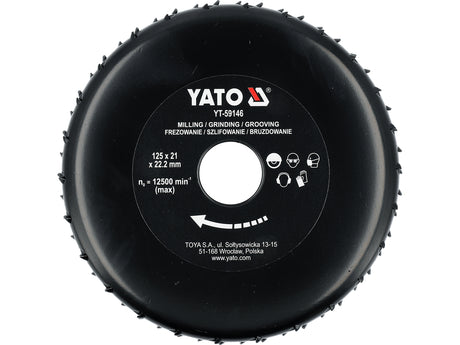 SAW RASP DISC 125MM (YT-59146)